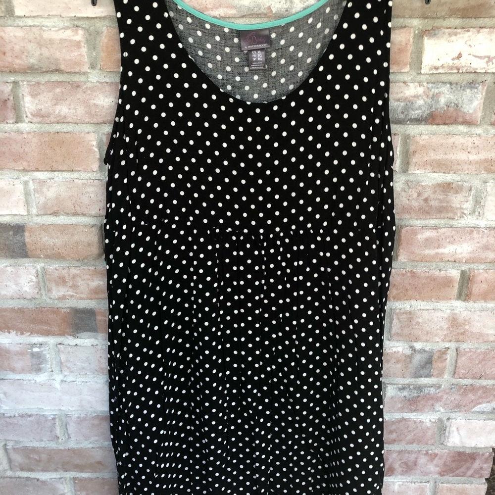 Motherhood Maternity Black & White dress XL
